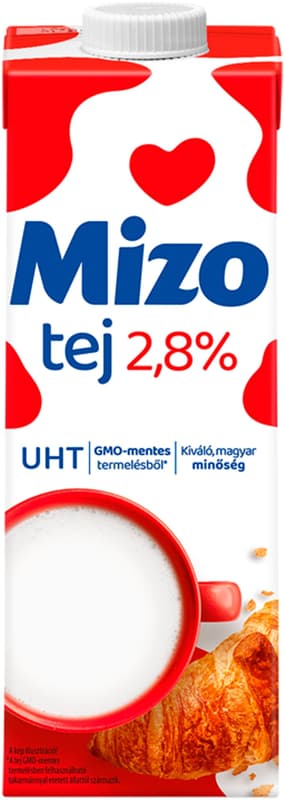 Mizo GMO-mentes UHT tej 2,8%