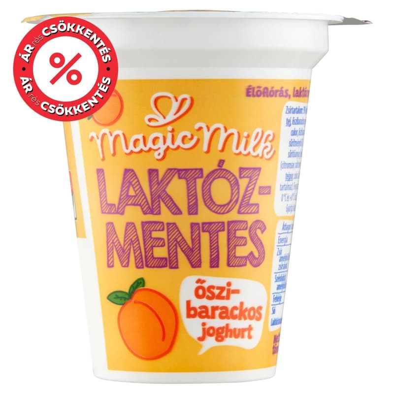 Magic Milk Lactose-free Peach Yoghurt