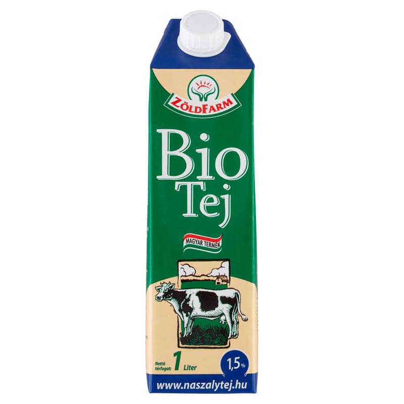 Green farm UHT organic milk 1.5%