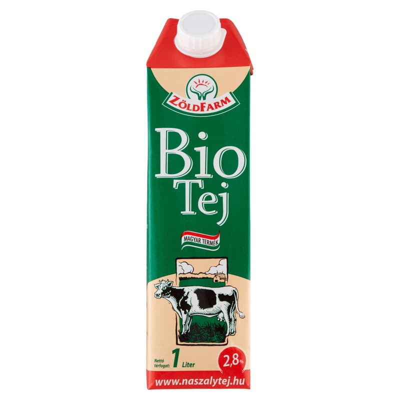 Green farm UHT organic milk 2.8%