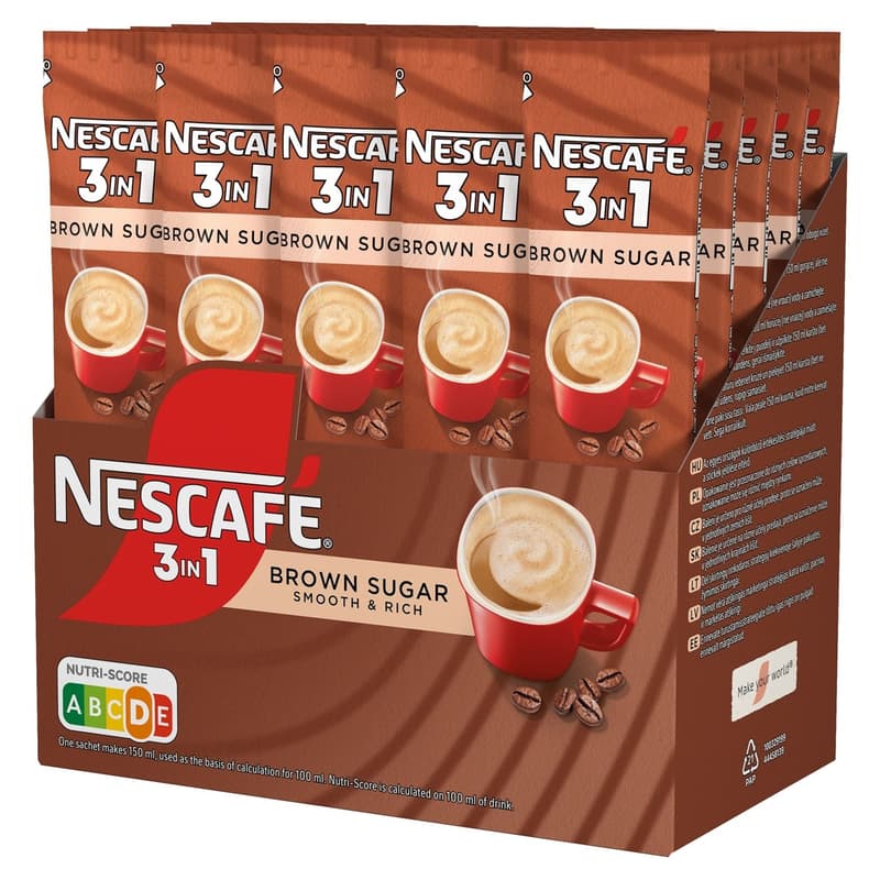 Nescafé 3in1 brown sugar can