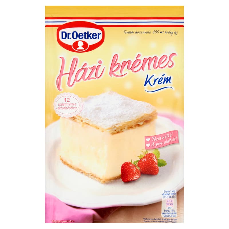 Dr. Oetker Házi krémes krém