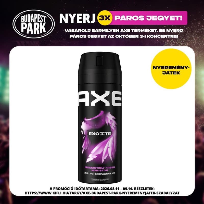 AXE Excite dezodor, 150 ml