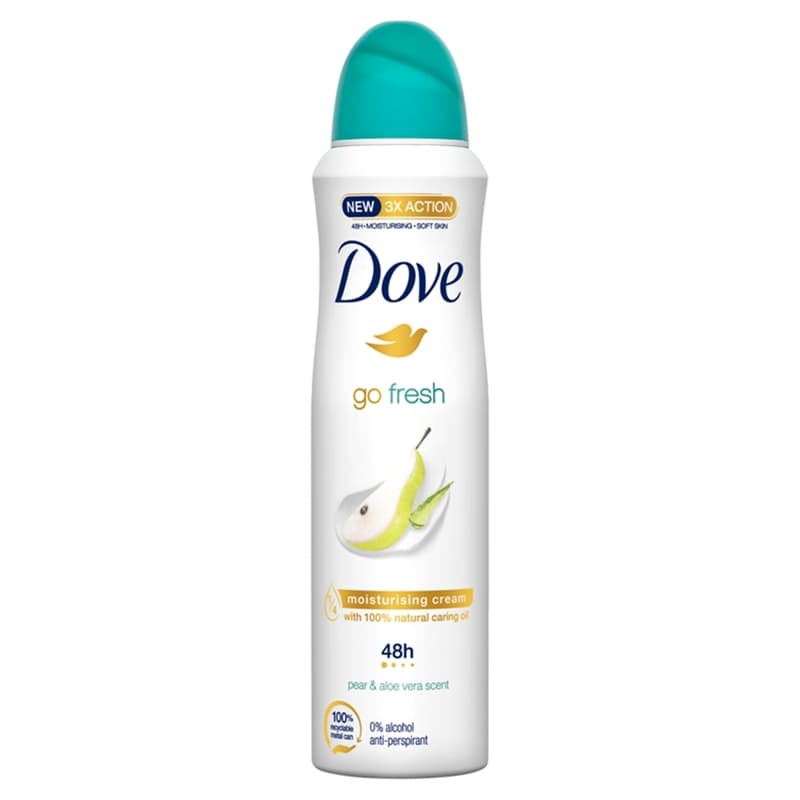 Dove Go Fresh deodorant spray