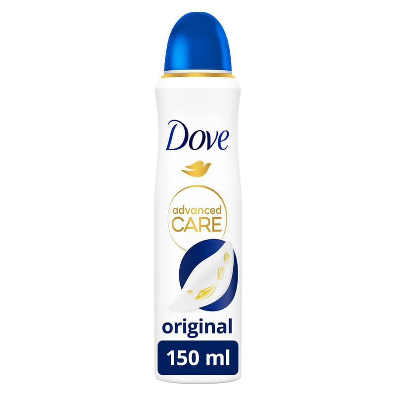 Dove Advanced Care Original női izzadásgátló dezodor, 150 ml