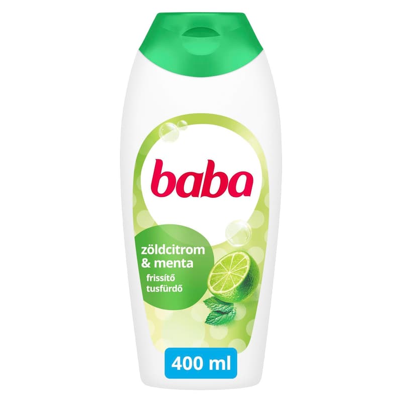 Refreshing shower gel with baby lime and mint