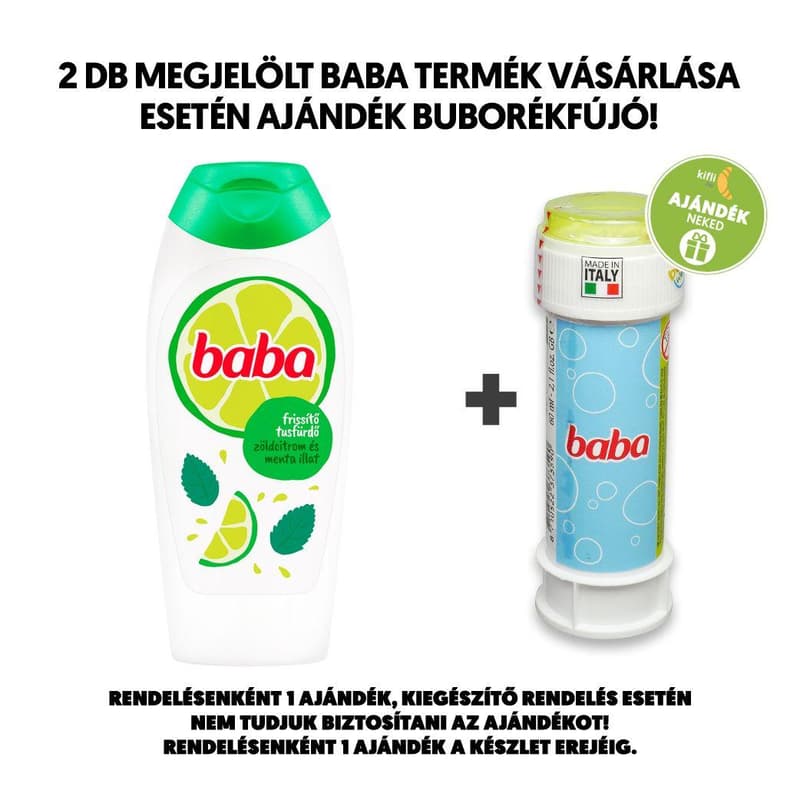 Refreshing shower gel with baby lime and mint