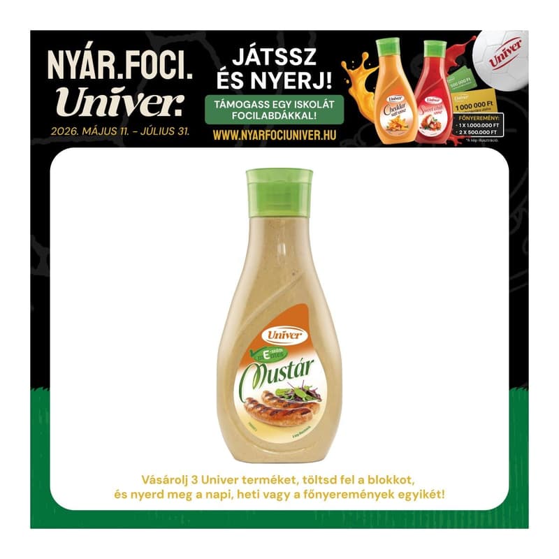 Univer Mustard E-free