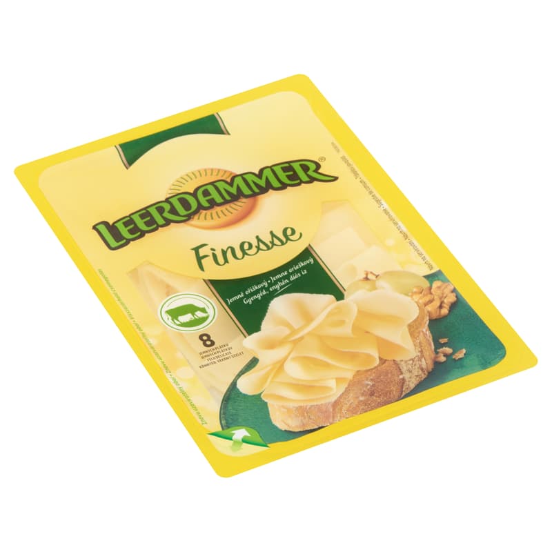 Leerdammer Finesse Original Szeletelt sajt 45%, laktózmentes