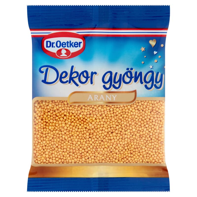 Dr. Oetker Decor pearl gold