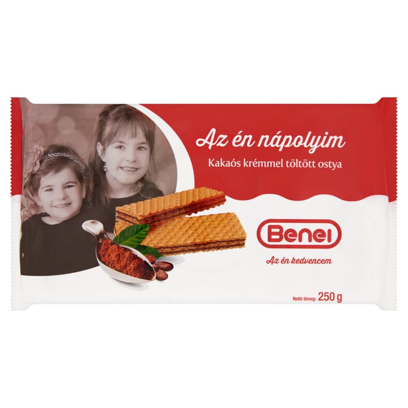 Waffles filled with Benei cocoa cream