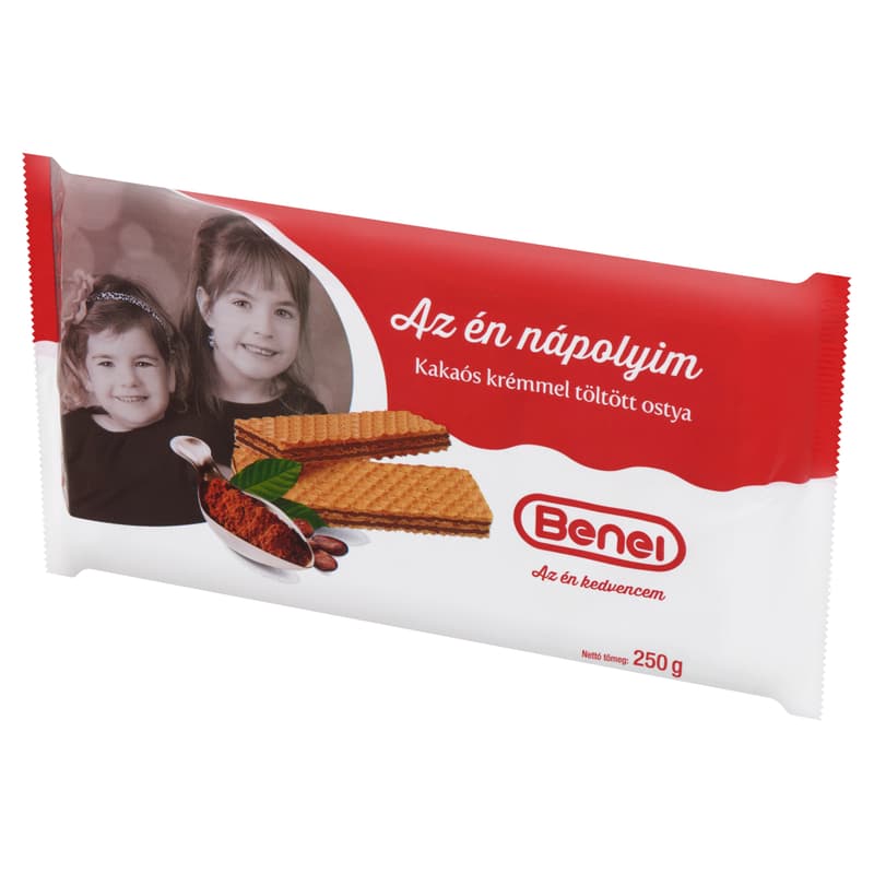 Waffles filled with Benei cocoa cream