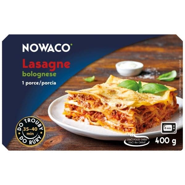 Nowaco bolognese lasagne
