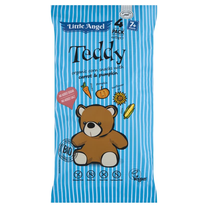 Kukoricás BIO snack, 'Teddy' 7 hónapos kortól