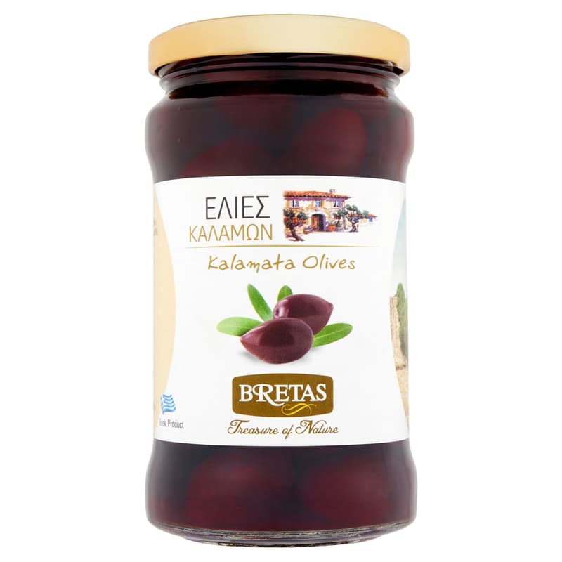 Bretas Kalamata seeded olives