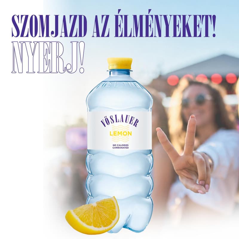 Vöslauer Flavour Citrom szénsavas ásványvíz