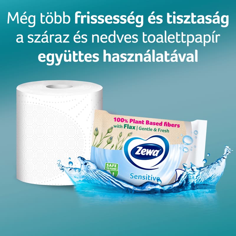 Zewa Just1 5 rétegű toalettpapír 6 tekercs