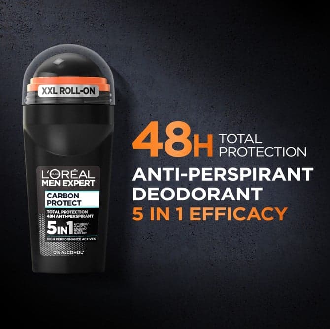L'Oréal Paris Men Expert 4in1 Carbon Protect antiperspirant roll