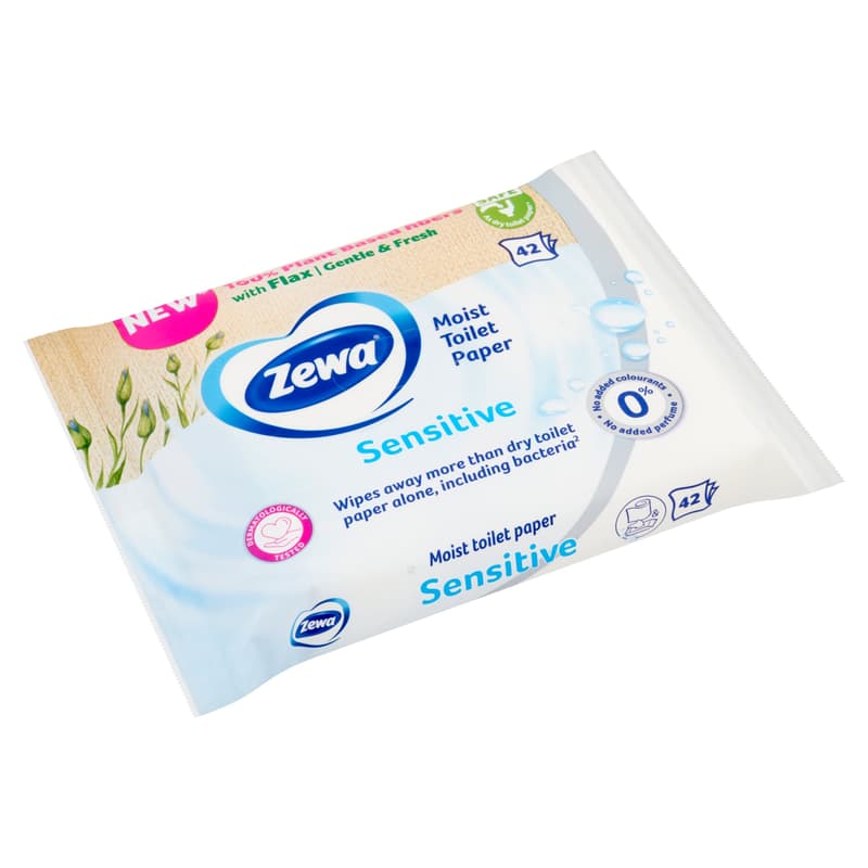 Zewa Pure wet toilet paper