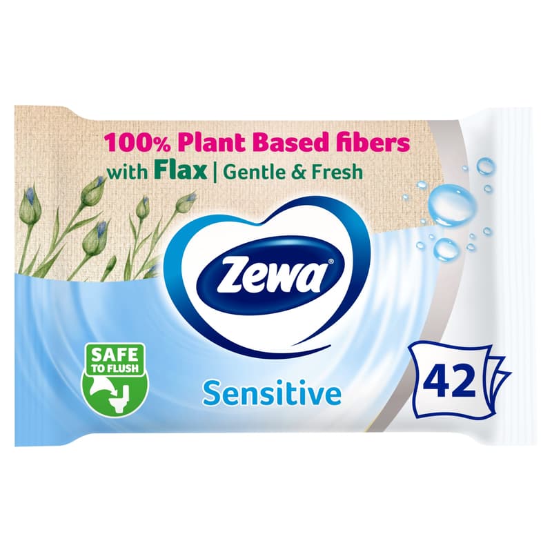 Zewa Pure wet toilet paper
