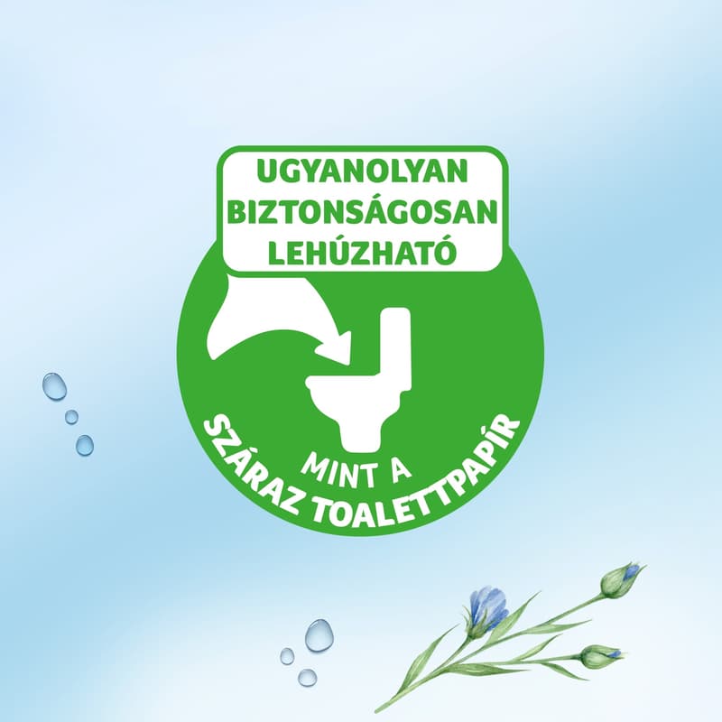 Zewa Pure wet toilet paper