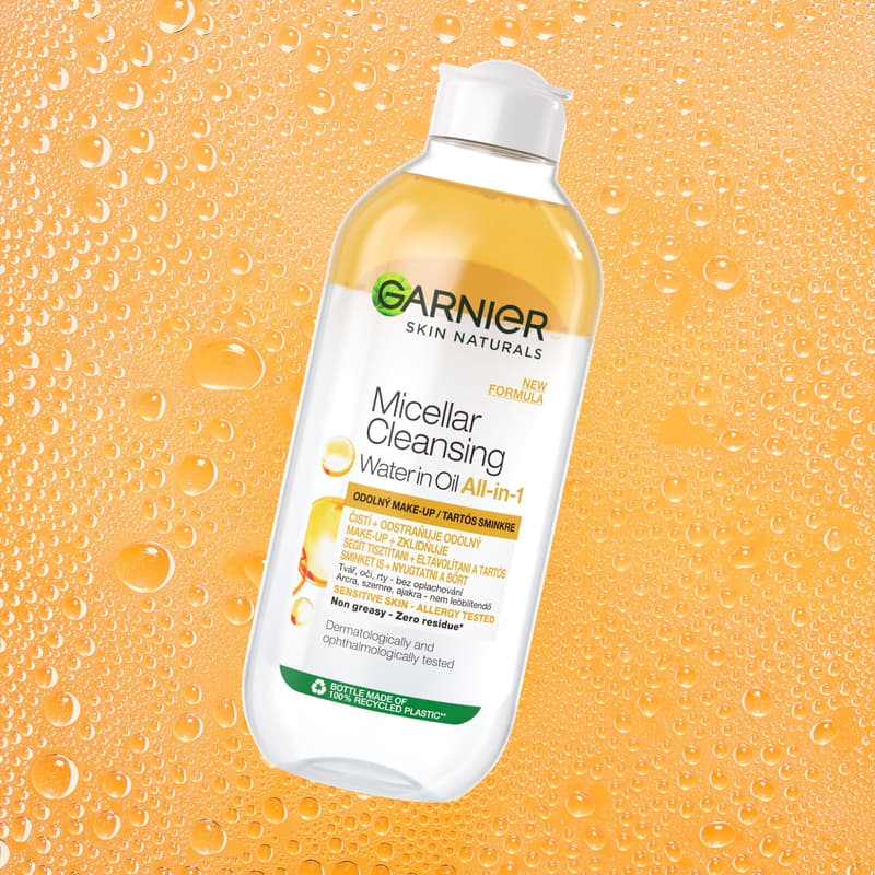 Garnier Skin Naturals All in 1 two-phase micellar water for permanent makeup