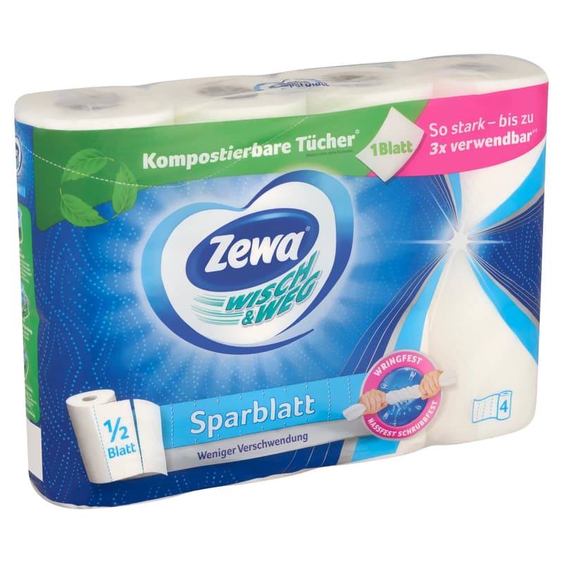 Zewa Wisch & Weg Sparblatt 2-ply paper towel