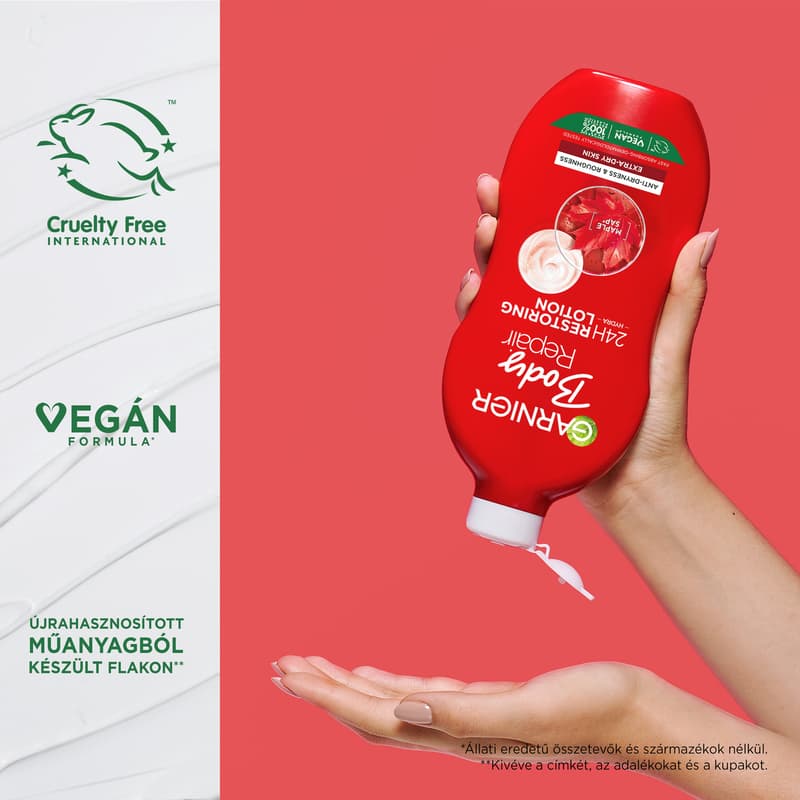 Garnier Body Repairing Care Bőrregeneráló testápoló tej extra száraz bőrre