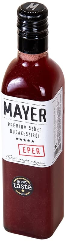 Mayer Strawberry Syrup (fibrous)