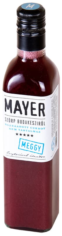 Mayer Sourcherry syrup with sweetener