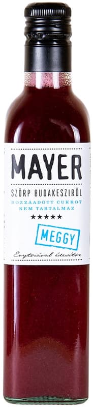 Mayer Sourcherry syrup with sweetener