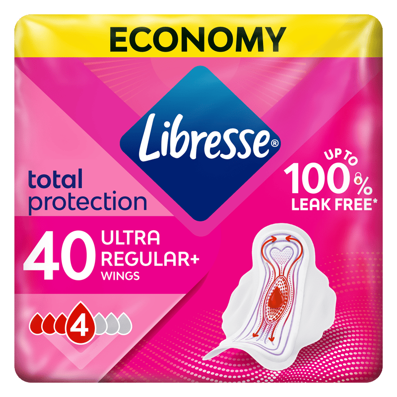 Libresse Ultra+ szárnyas egészségügyi betét