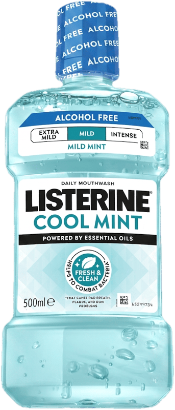 Listerine Cool Mint Mild Taste Mouthwash 500 ml