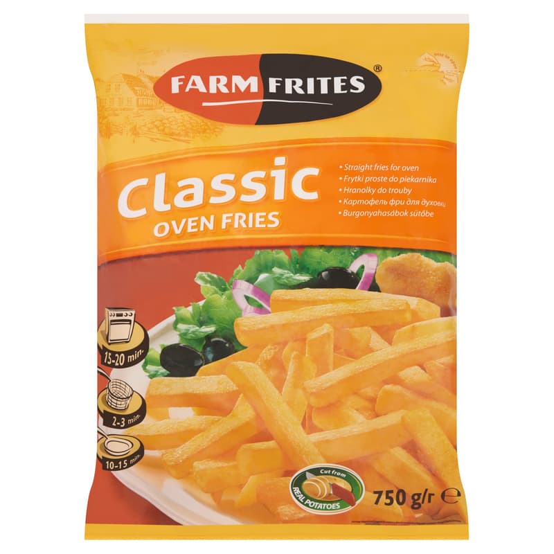 Farm Frites French fries in 10mm oven