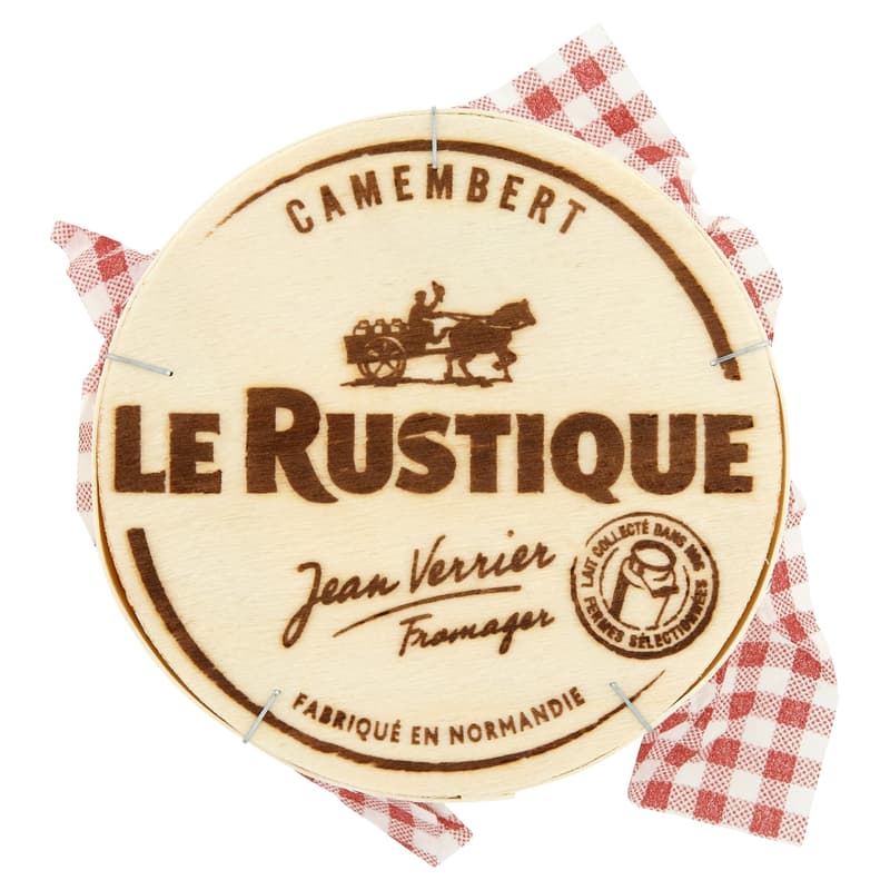Le Rustique Camembert - zsíros, fehér nemespenésszel érő lágy sajt