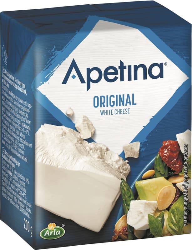 Arla Apetina Classic semi-fat, soft creamy white cheese