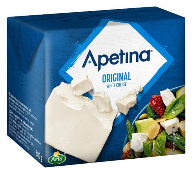 Apetina Sólében érlelt félzsíros lágy krémfehér sajt