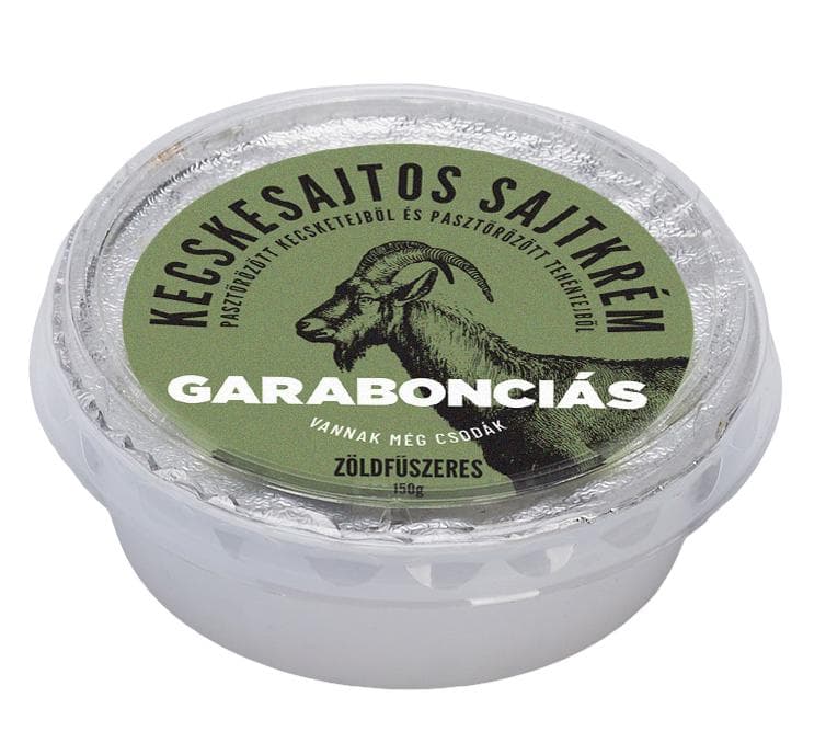 Garabonciás Goat Cheese Cream Cheese with Green Seasoning