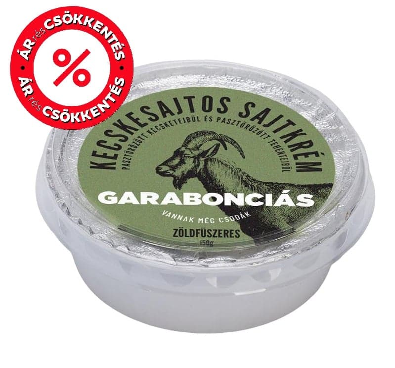Garabonciás Goat Cheese Cream Cheese with Green Seasoning