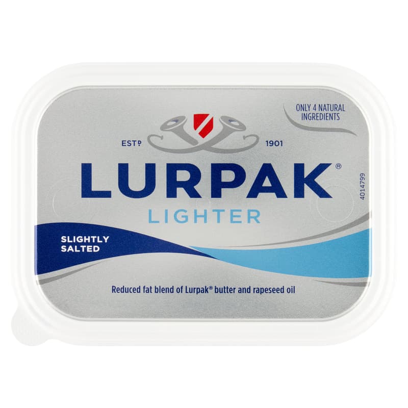 Lurpak Lightly Salted Spreadable Butter with Reduced Fat Content