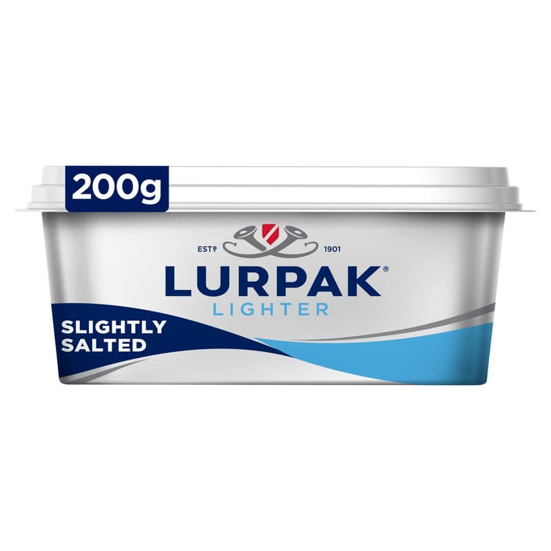 Lurpak Lightly Salted Spreadable Butter with Reduced Fat Content