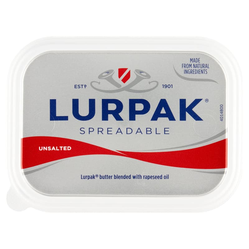 Lurpak Unsalted Spreadable Butter Mixture