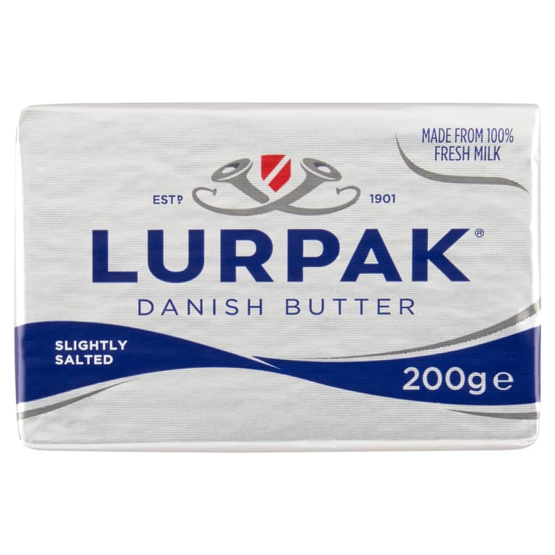 Lurpak Enyhén sózott dán vaj 80% zsírtartalom
