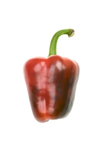 California bell pepper red