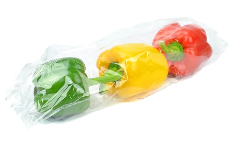 Trikolor kaliforniai paprika, csomagolt