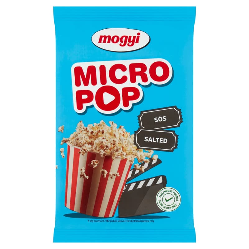 Mogyi Micro Pop is a salty popcorn that can be made into popcorn in the microwave