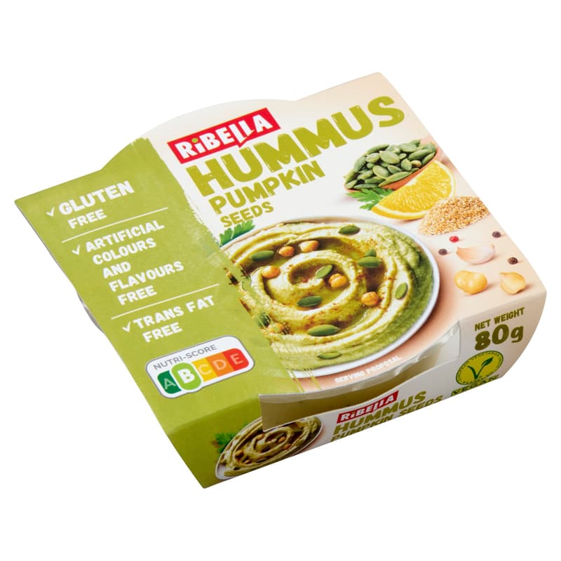 RiBella Hummus chickpea cream with pumpkin seeds