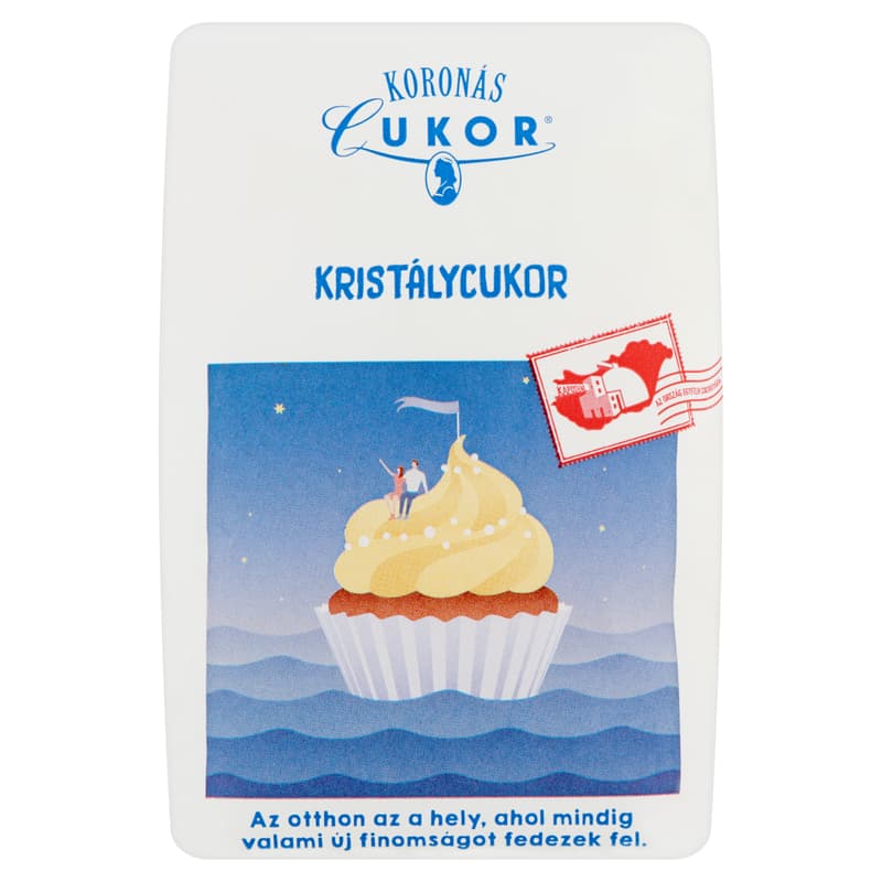 Koronás Cukor kristálycukor