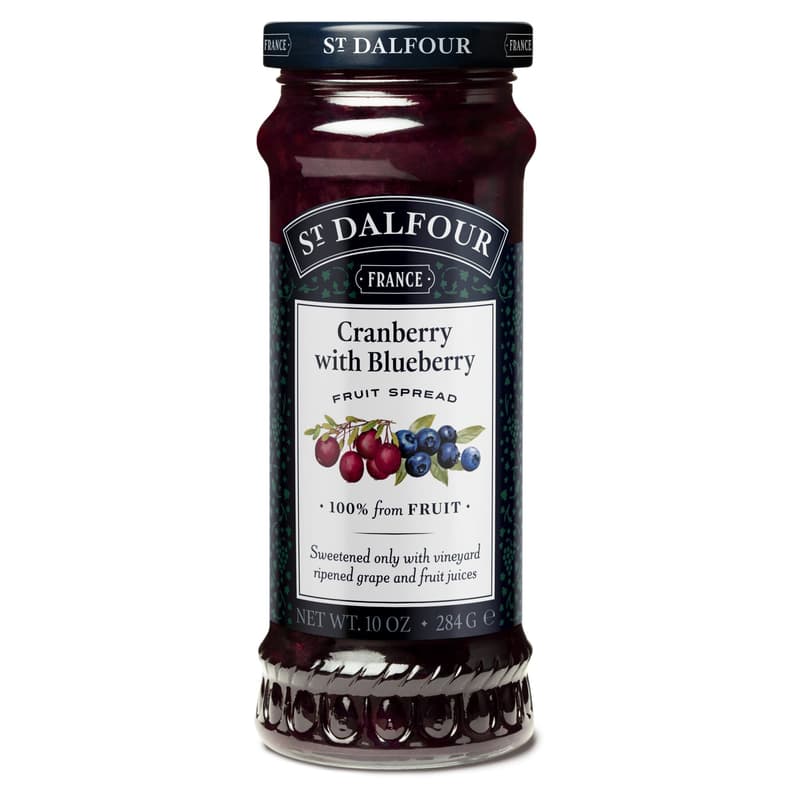St. Dalfour Fruit Magic extra red and blueberry jam