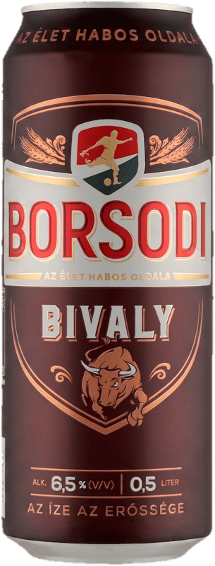 Borsodi Buffalo quality light beer 6.5%